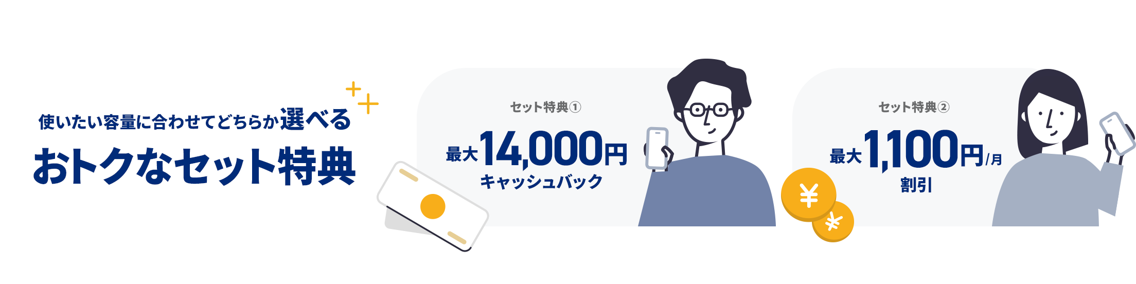 家族まとめて乗り換えでおトク　NEOプランの初年度の月額料金が実質無料